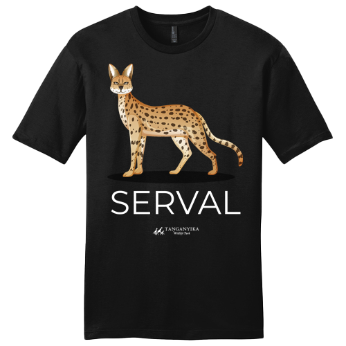 Tanganyika Wildlife Park Black Serval T-Shirt