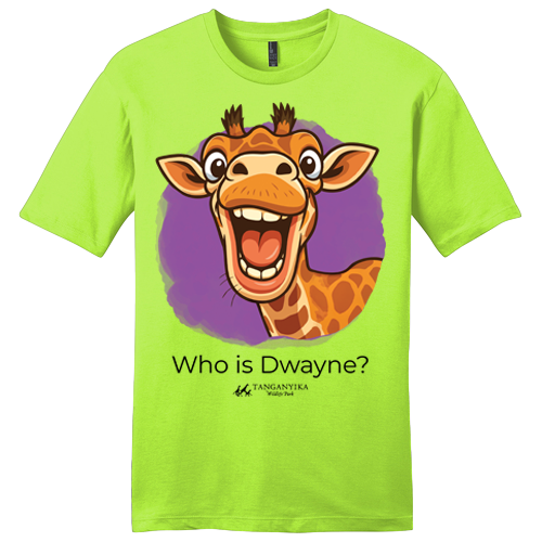 Tanganyika Wildlife Park Who is Dwayne? T-Shirt