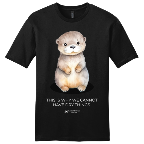 Tanganyika Wildlife Park Black Otter T-Shirt